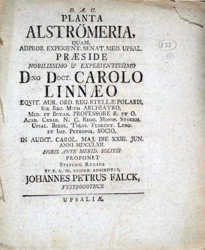 Planta Alströmeria, ... cover